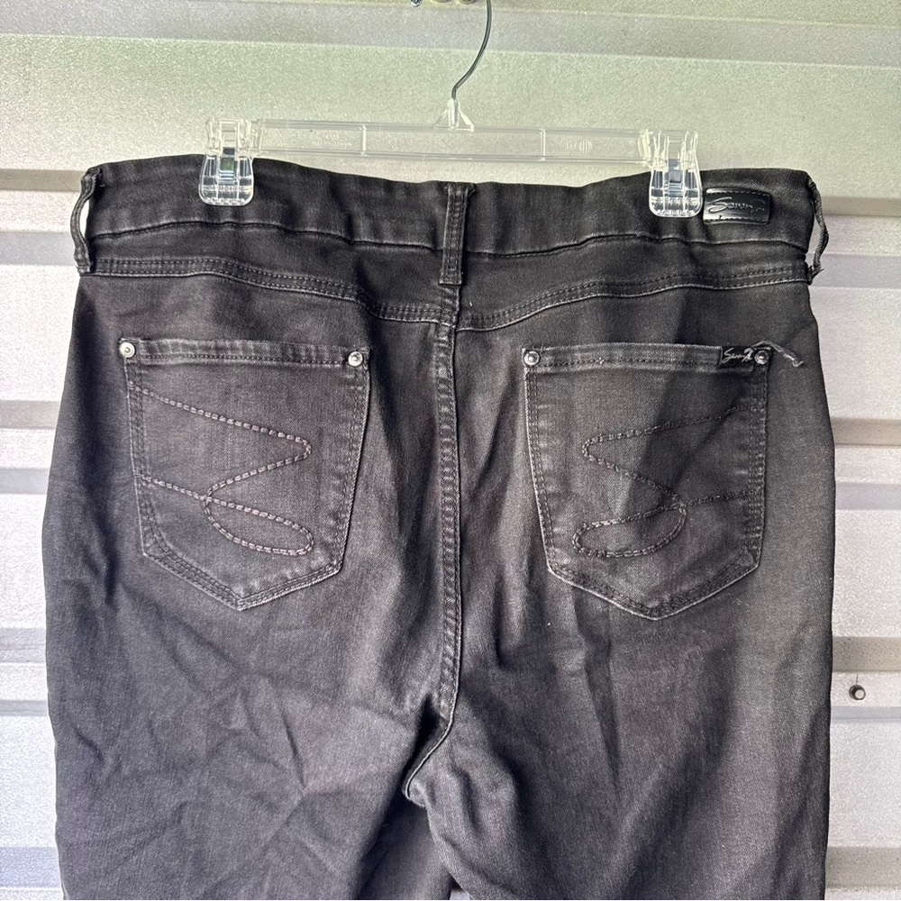 SEVEN FOR ALL MANKIND WOMEN’S BLACK JEANS SZ 16